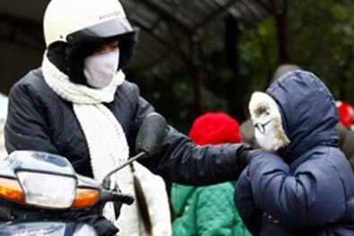 Nhiệt độ miền Bắc xuống thấp, Hà Nội rét đậm